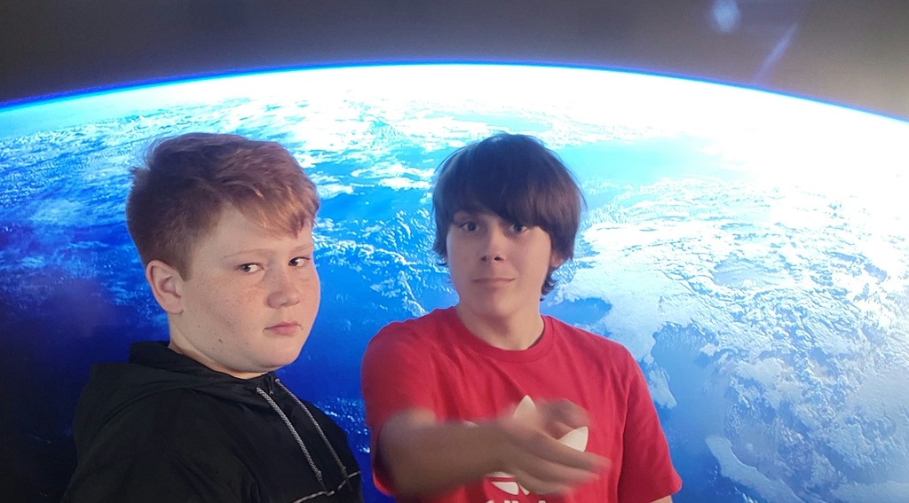 8th Graders in Space